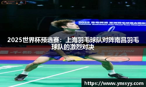 2025世界杯预选赛：上海羽毛球队对阵南昌羽毛球队的激烈对决